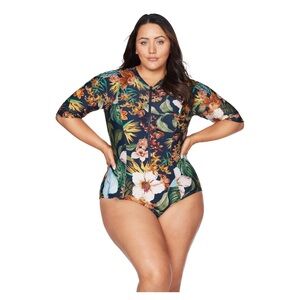 New! ARTESANDS • Into The Saltu Seurat Sunsuit in Navy